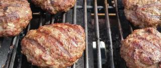 Grilled Bison Burgers Photo