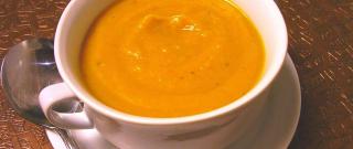 Butternut Squash Soup with Persimmon Photo