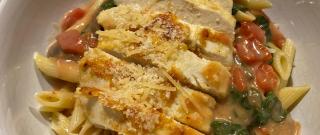 Penne Rosa with Parmesan Crusted Chicken Photo