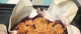 Peach and Blueberry Cobbler Photo