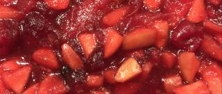 Cranberry Sauce with Orange Juice, Honey, and Pears Photo