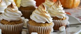 Sweet Potato Cupcakes with Toasted Marshmallow Frosting Photo