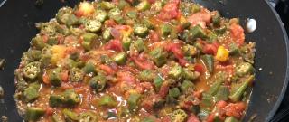 Okra with Tomatoes Photo