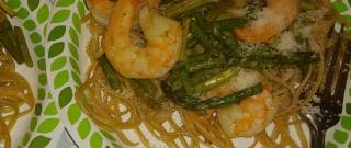 Shrimp and Asparagus Fettuccine Photo