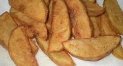 Fried Potato Wedges Photo