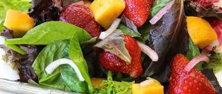 Strawberry Mango Mesclun Salad Photo