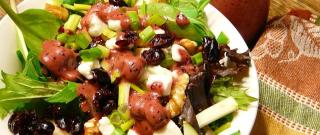 Green Apple Salad With Blueberries, Feta, and Walnuts Photo