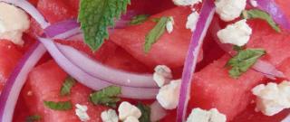 Watermelon and Blue Cheese Salad Photo