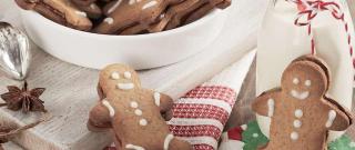 Gingerbread Men Cookies with Nutella® hazelnut spread Photo