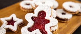 Cranberry-Ginger Linzer Torte Cookies Photo
