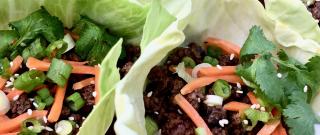 Asian-Style Ground Beef Cabbage Wraps Photo
