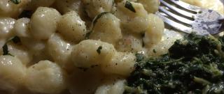 Gnocchi in Fontina Sauce Photo