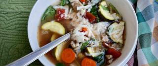 Slow Cooker Vegetable and Ground Turkey Soup Photo