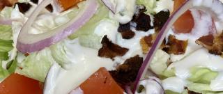 Wedge Salad with Blue Cheese Dressing Photo