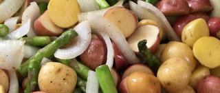 Oven Roasted Red Potatoes and Asparagus Photo