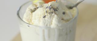 Lavender Ice Cream Photo