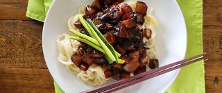 Jajangmyeon (Vegetarian Korean Black Bean Noodles) Photo