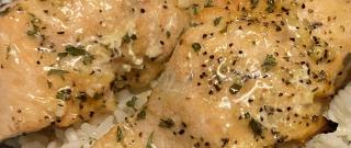 Lemon-Garlic Air Fryer Salmon Photo