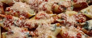 Spinach and Cheese Stuffed Pasta Shells Photo
