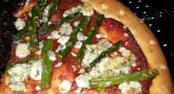 Blue Cheese and Asparagus Pizza Photo