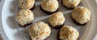 Chocolate-Dipped Coconut Macaroons Photo