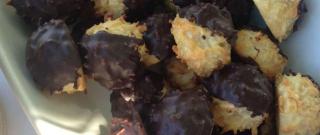 Coconut and Marzipan Macaroons Photo