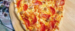 Heart-Shaped Pizza Photo