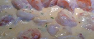 Calamari in a Creamy White Wine Sauce Photo