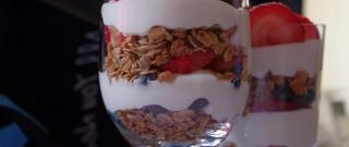 Summer Berry Parfait with Yogurt and Granola Photo