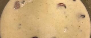 Cream of Asparagus and Mushroom Soup Photo