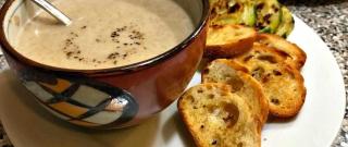 Creamy Chanterelle Mushroom Soup Photo