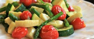 Roasted Asparagus, Zucchini, and Tomatoes Photo