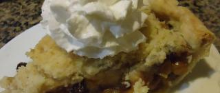 Homemade Mince Pie with Crumbly Topping Photo