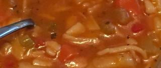 Healthy Veggie Minestrone Soup Photo