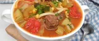 Meatball Minestrone Soup Photo