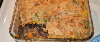 Chicken and Pasta Casserole with Mixed Vegetables Photo