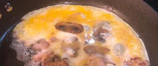 Mushroom, Scallion, and Cheese Omelet Photo