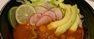 Pozole Rojo (Mexican Pork and Hominy Stew) Photo