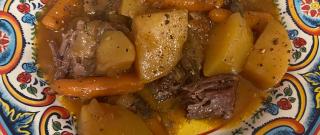 Pot Roast, Vegetables, and Beer Photo