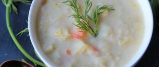 Slow Cooker Vegan Leek and Potato Soup Photo