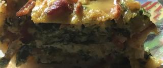 Spinach and Bacon Quiche Photo