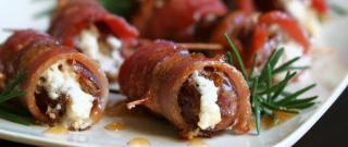 Bacon-Wrapped Dates with Goat Cheese Photo