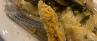 Butternut Squash Ravioli with Brown Butter Sauce Photo
