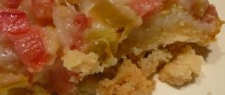 Fresh Rhubarb Torte Photo