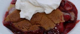 Rhubarb and Strawberry Cobbler Photo