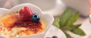 Creme Brulee Rice Pudding Photo