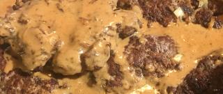 Scrumptious Salisbury Steak in Mushroom Gravy Photo