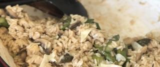Risotto with Chicken and Asparagus Photo