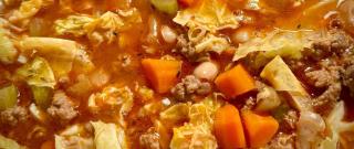 Hungarian Cabbage, Sausage, and Bean Soup Photo