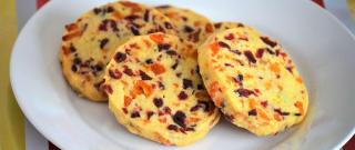 Cranberry-Orange Shortbread Cookies with Apricots Photo